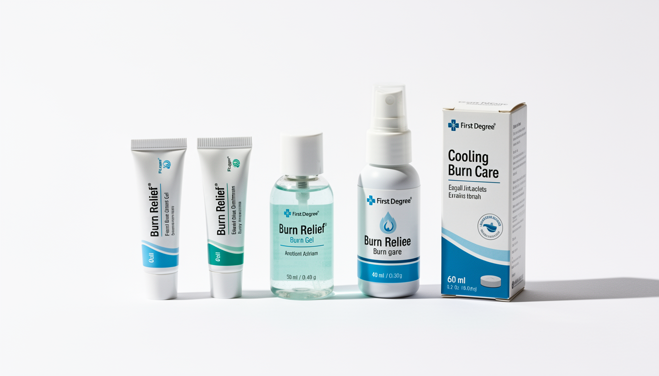 Featured image for Effective 5 Products Used in First-Degree Burn Care